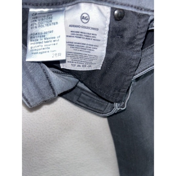 AG Adriano Goldschmied THE STILT Cigarette Leg Skinny Jeans 28 Grey Denim 28x29 - Picture 7 of 8